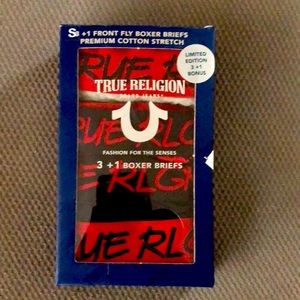 TRUE RELIGION Men's S boxer briefs/4 pairs